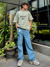 Loose Fit Cargo Pant Sky Blue 0013