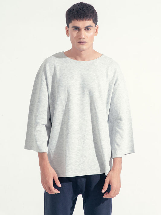 Oversized Three Quarter Grey 0011