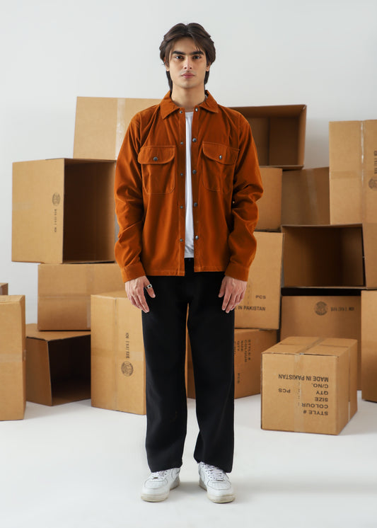 Rust Overshirt Jacket